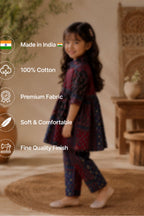Cotton Printed Tunic with Trousers