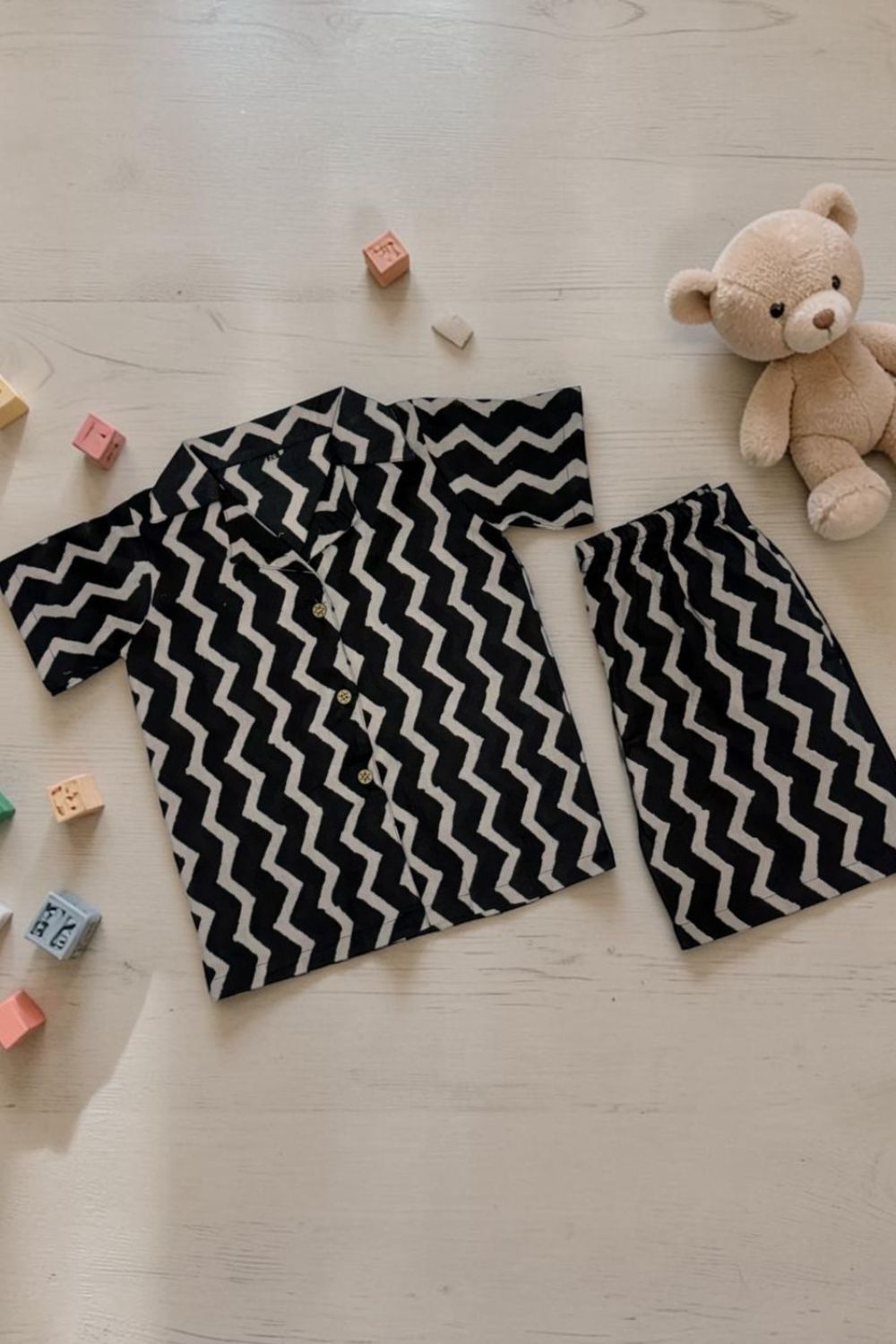 Black Boys printed Co-ords