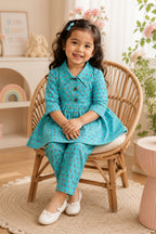 Cotton Printed Tunic with Trousers