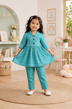 Cotton Printed Tunic with Trousers