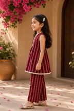 Cotton Printed Tunic with Palazzos