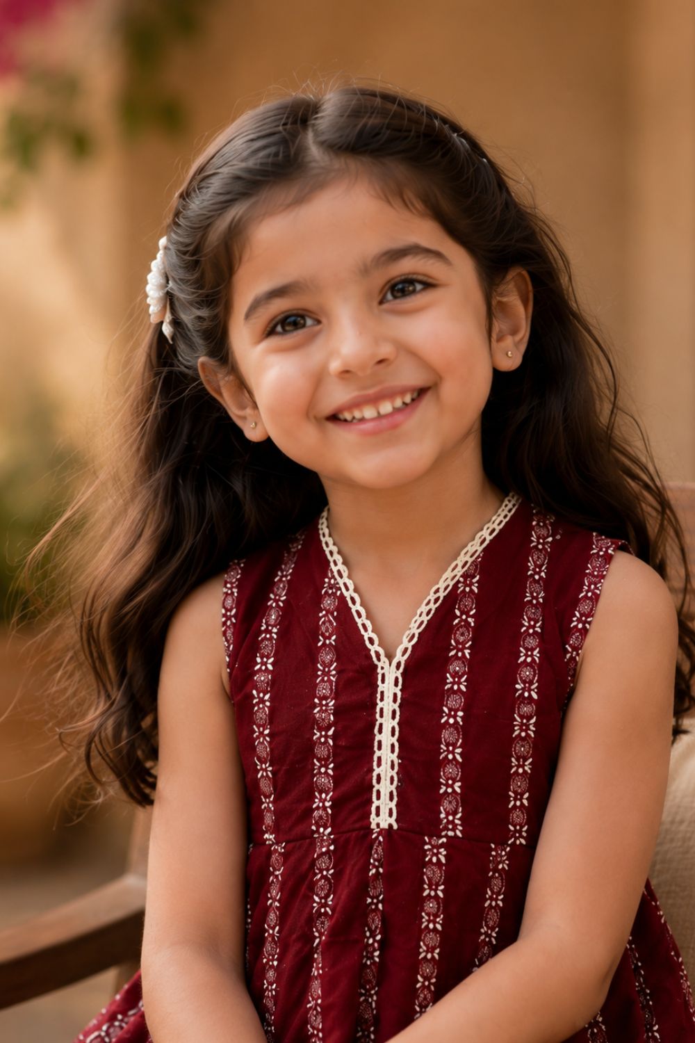 Cotton Printed Tunic with Palazzos