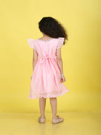 Girls Embroidered Cotton Ethnic Dress