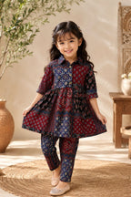 Cotton Printed Tunic with Trousers