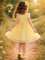 Girls Embroidered Cotton Ethnic Dress Hand Embroidery