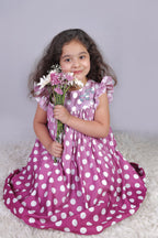 Purple Polka Dress