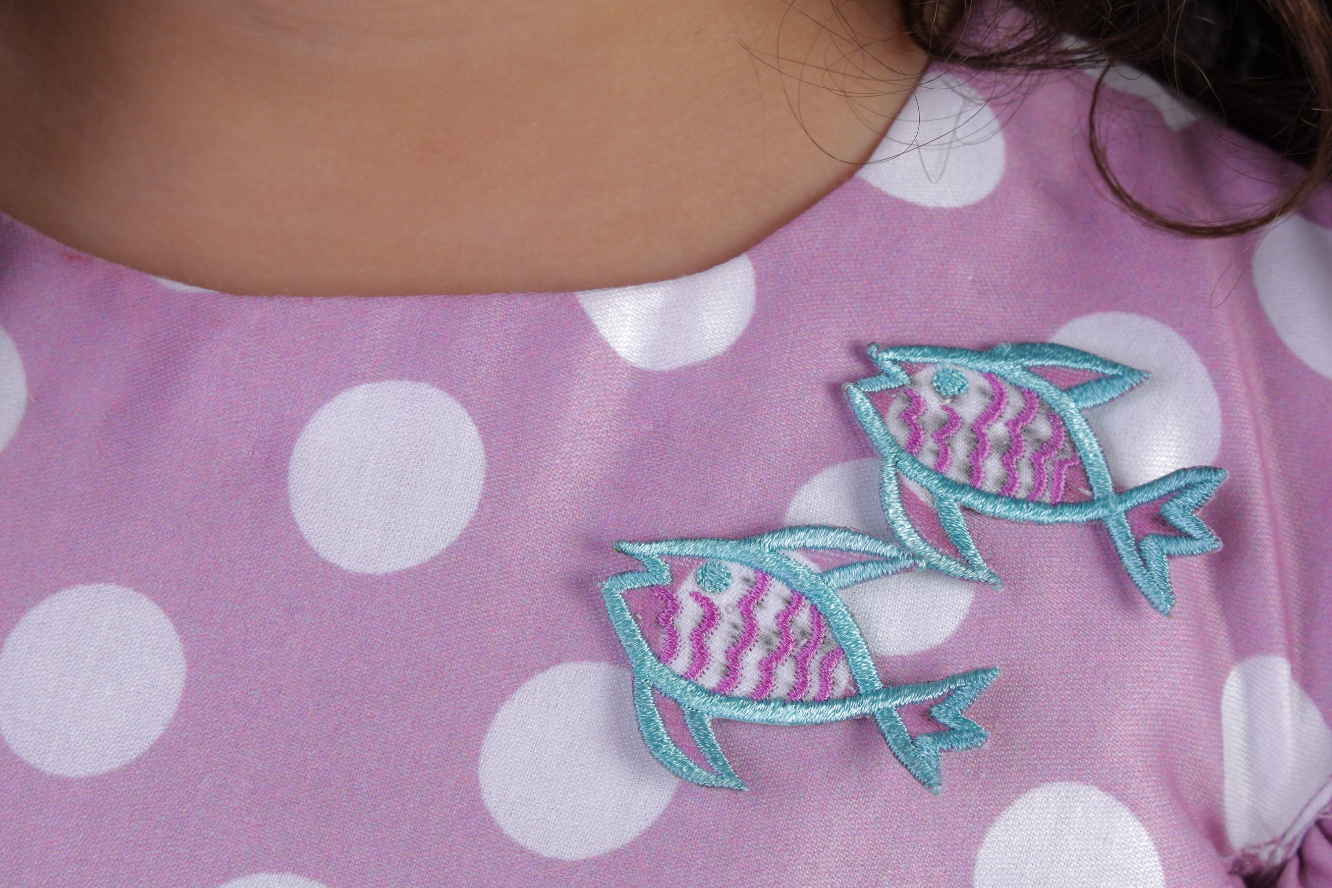 Purple Polka Dress
