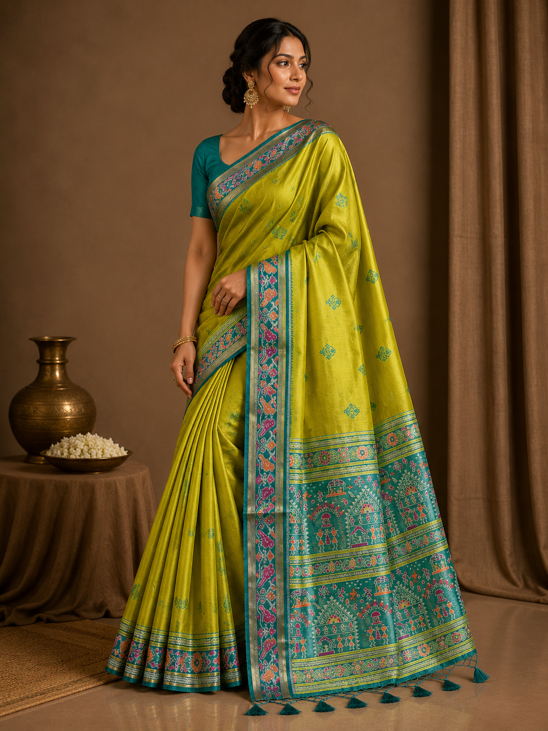 Zari Pure Cotton Kanjeevaram Saree