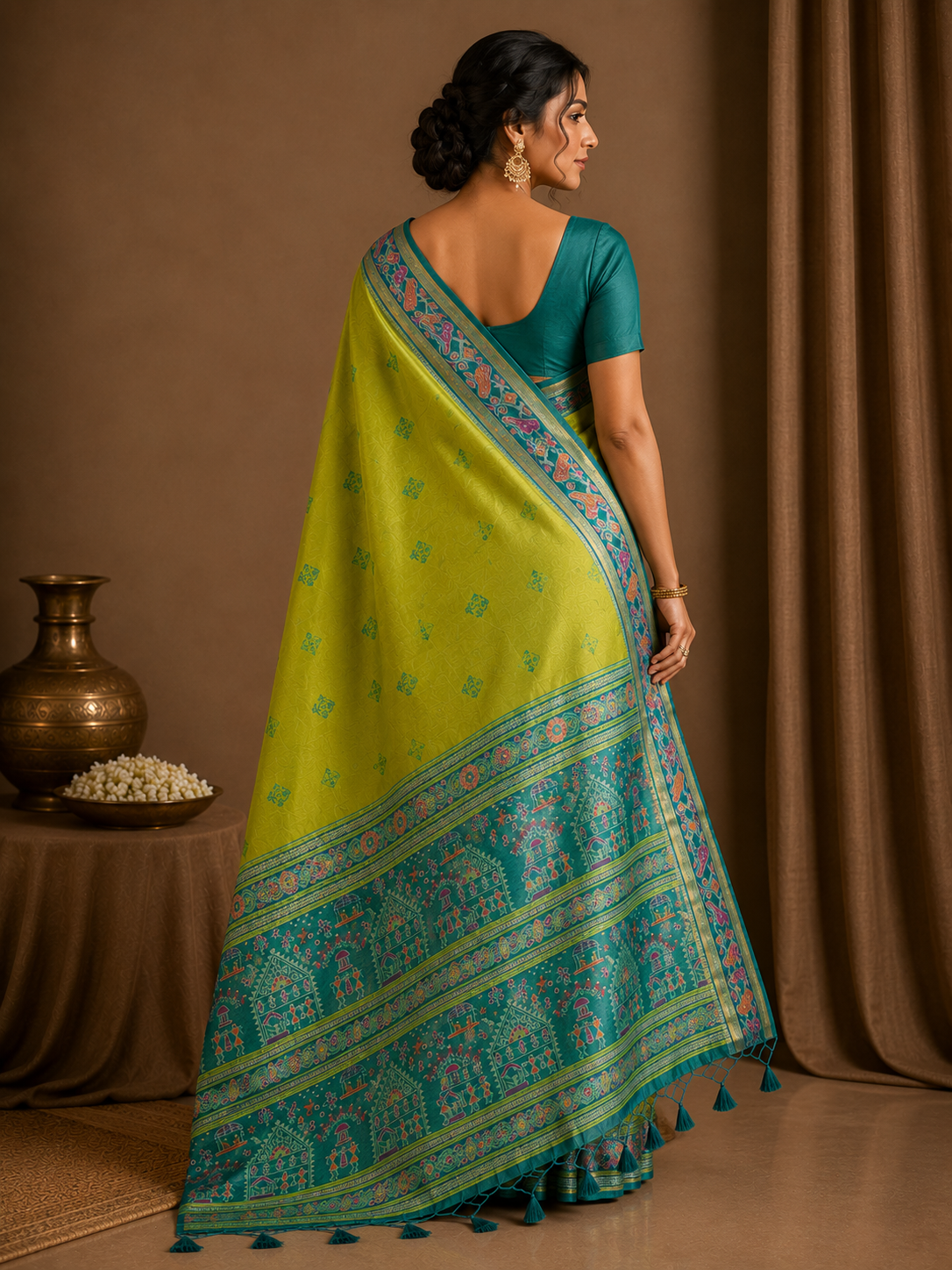 Zari Pure Cotton Kanjeevaram Saree
