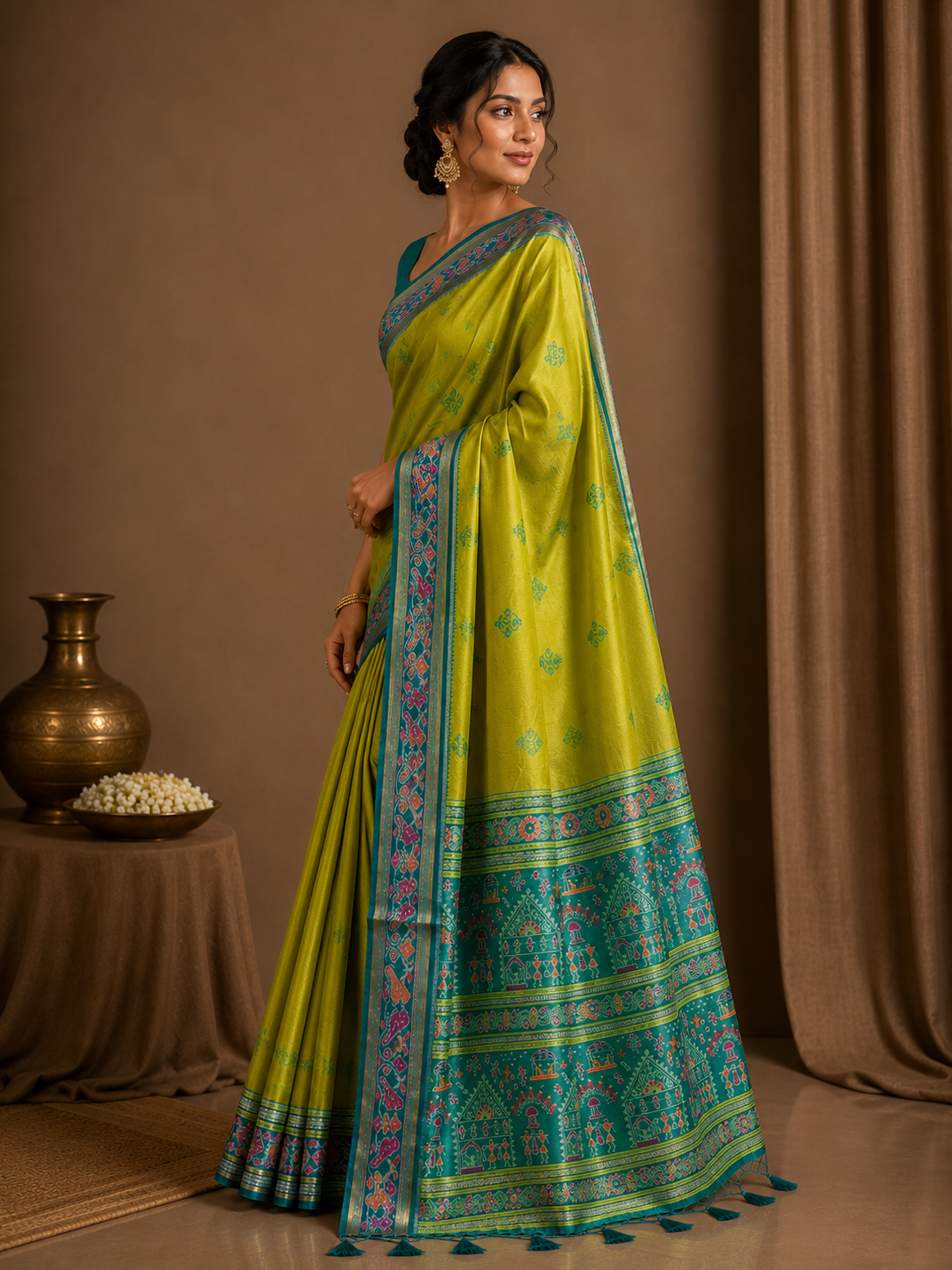 Zari Pure Cotton Kanjeevaram Saree
