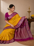 Zari Pure Cotton Kanjeevaram Saree