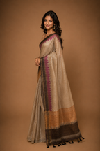 Bandhani Printed Zari Georgette Bandhani Saree