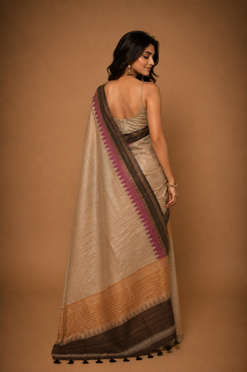 Bandhani Printed Zari Georgette Bandhani Saree