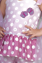 Polka Sharara Cord Set with Embroidery