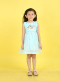 Girls Embroidered Cotton Ethnic Dress Hand Embroidery