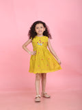 Girls Embroidered Cotton Ethnic Dress