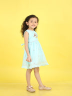 Girls Embroidered Cotton Ethnic Dress Hand Embroidery