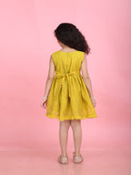 Girls Embroidered Cotton Ethnic Dress